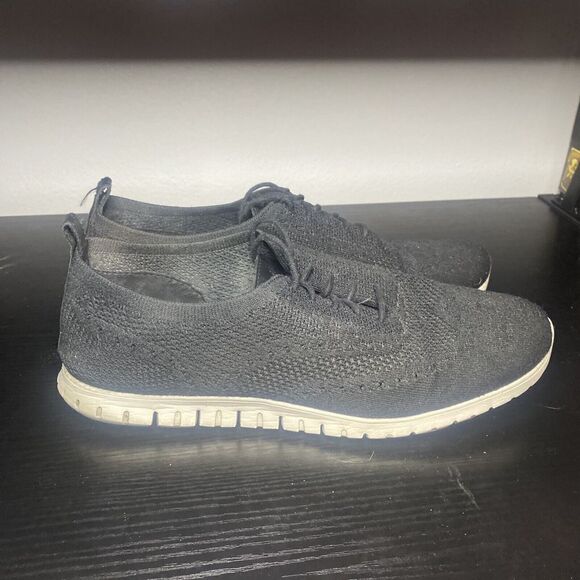 Cole Haan W06723 Zerogrand Solid Knit Wing Tip Oxford Shoes Women's Size 11 B - Picture 1 of 11